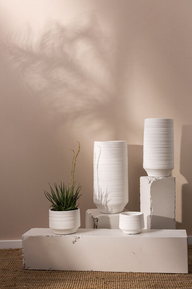 Andrade Pot 10"x 8" By Accent Decor | Planters, Troughs & Cachepots | Modishstore - 3