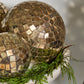 Antiqued Disco Ball Ornament Set of 8 By Accent Decor | Ornaments | Modishstore - 1