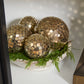 Antiqued Disco Ball Ornament Set of 8 By Accent Decor | Ornaments | Modishstore - 4