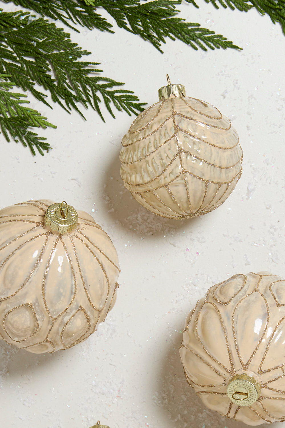 Antoinette Ornament Set of 8 By Accent Decor | Ornaments | Modishstore - 1