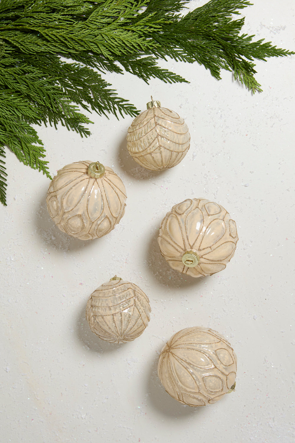 Antoinette Ornament Set of 8 By Accent Decor | Ornaments | Modishstore - 3