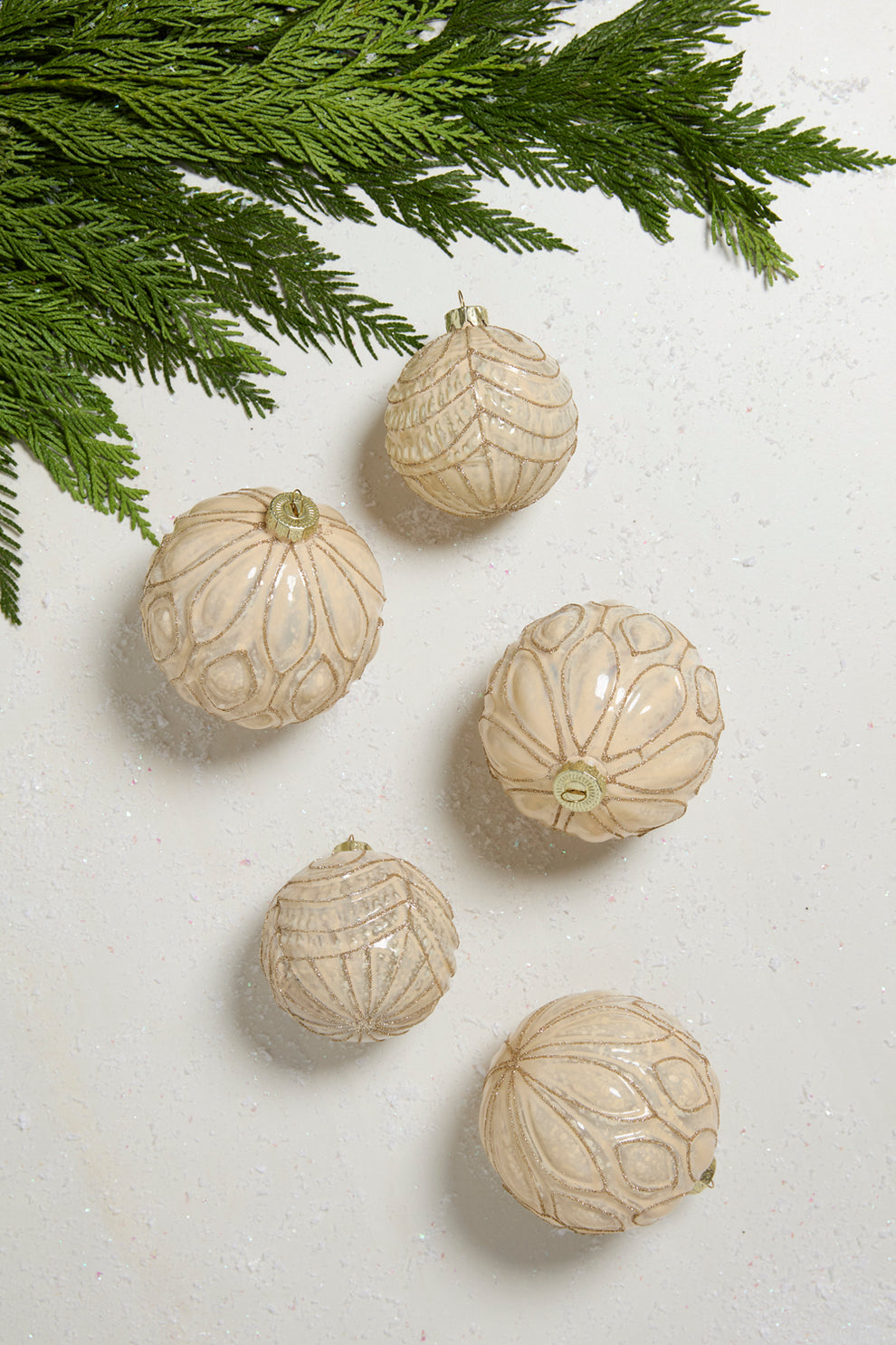 Antoinette Ornament Set of 8 By Accent Decor | Ornaments | Modishstore - 3