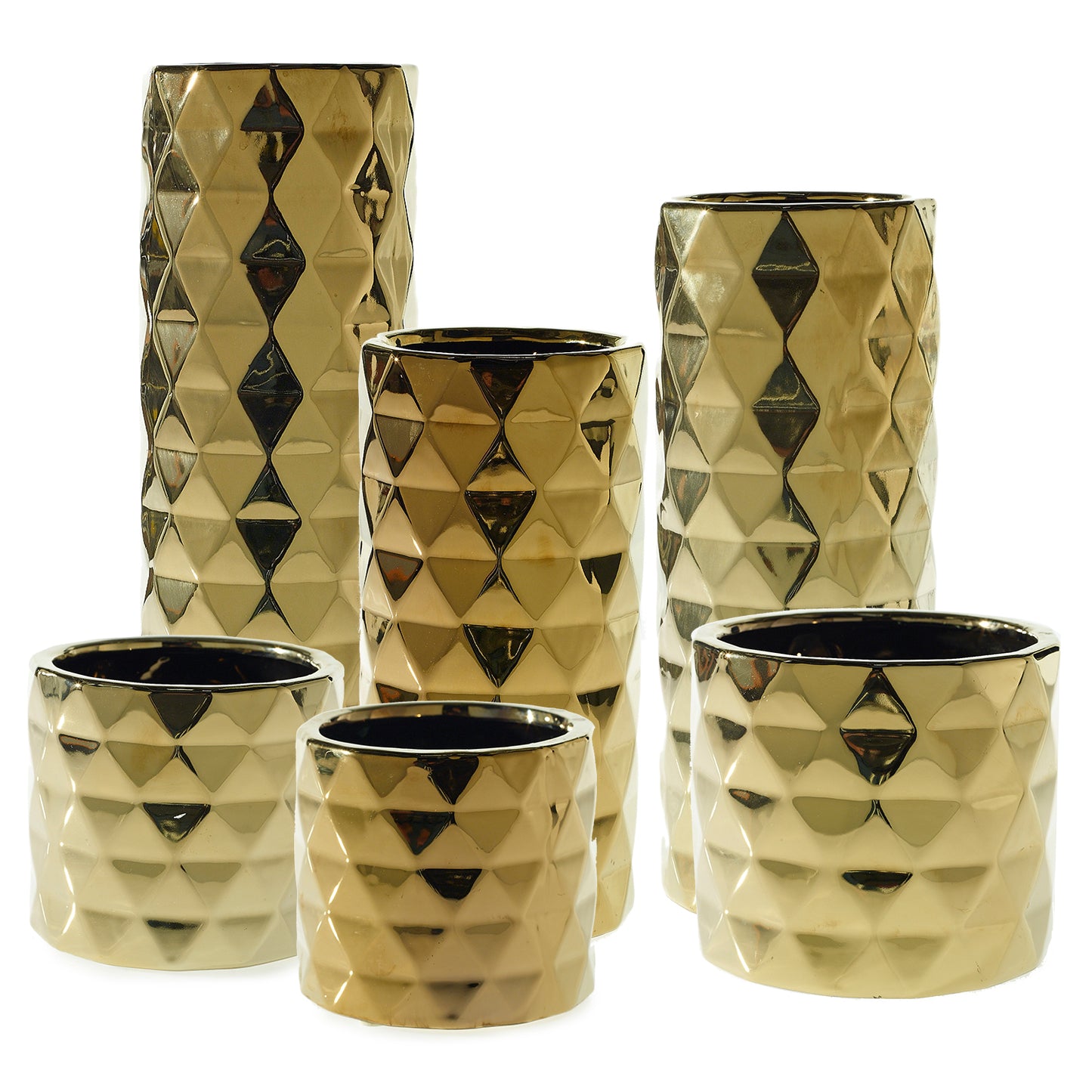 Architect Collection Set of 8 By Accent Decor | Planters, Troughs & Cachepots | Modishstore - 4
