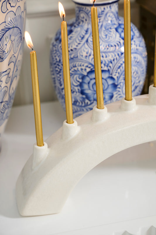 Arch Menorah Set of 2 By Accent Decor | Planters, Troughs & Cachepots | Modishstore - 1