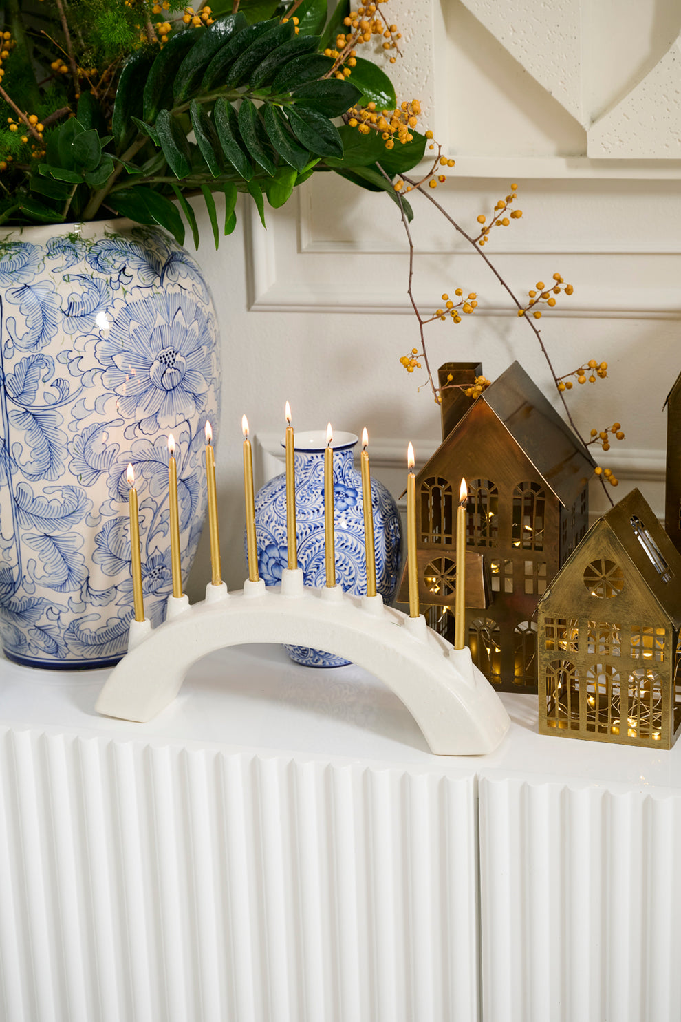 Arch Menorah Set of 2 By Accent Decor | Planters, Troughs & Cachepots | Modishstore - 4