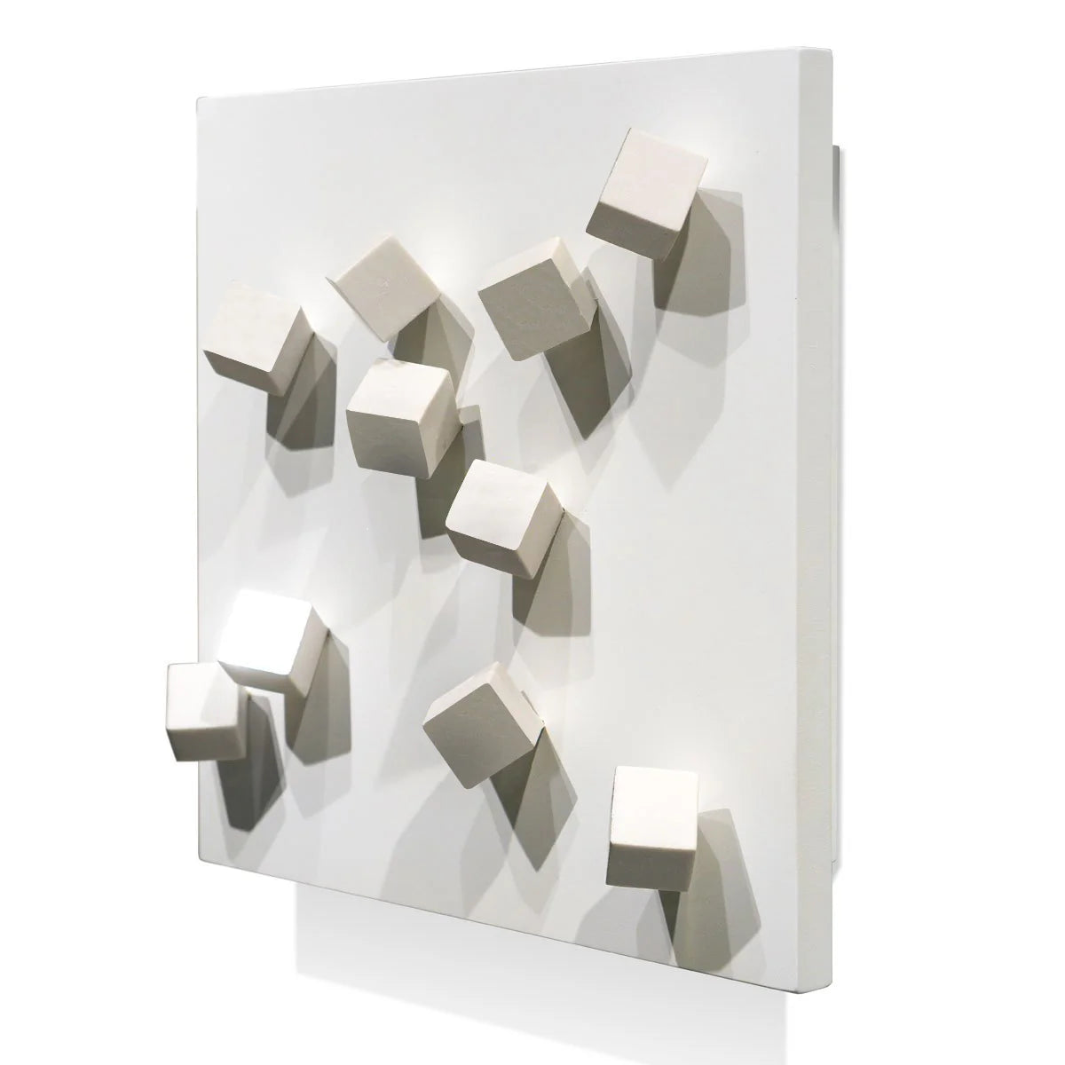 Wall Play™: Pivot, Off-White Set Of 20 By Gold Leaf
