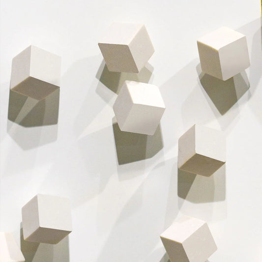 Wall Play™: Pivot, Off-White Set Of 20 By Gold Leaf