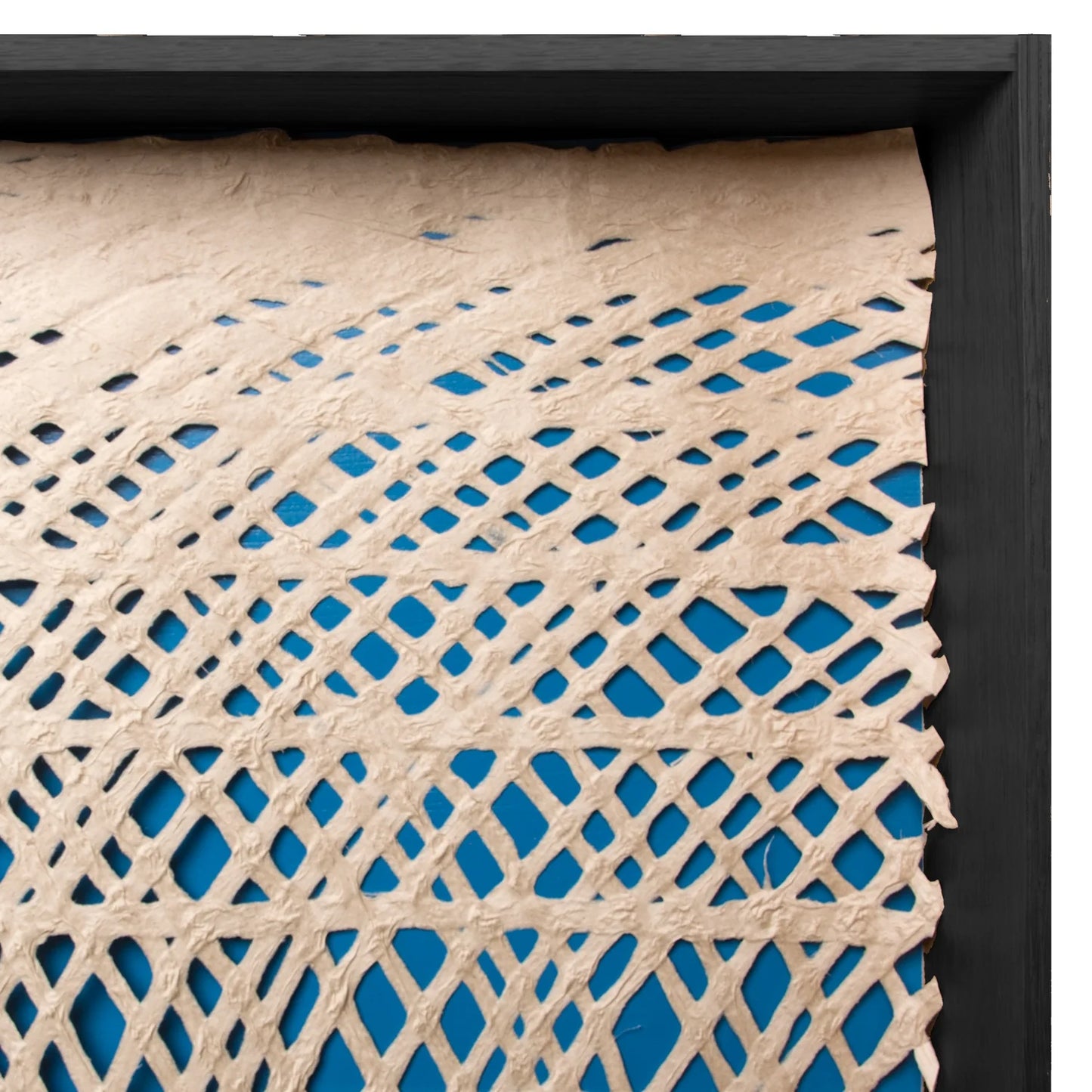 Shadow Box w/ Painted Interior & Curva Paper By Gold Leaf | Wall Art | Modishstore - 2