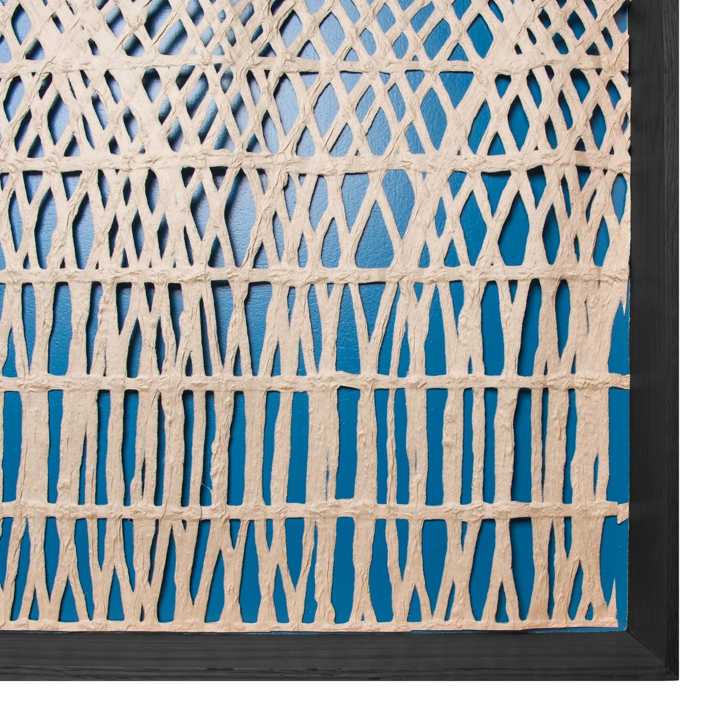 Shadow Box w/ Painted Interior & Curva Paper By Gold Leaf | Wall Art | Modishstore - 4