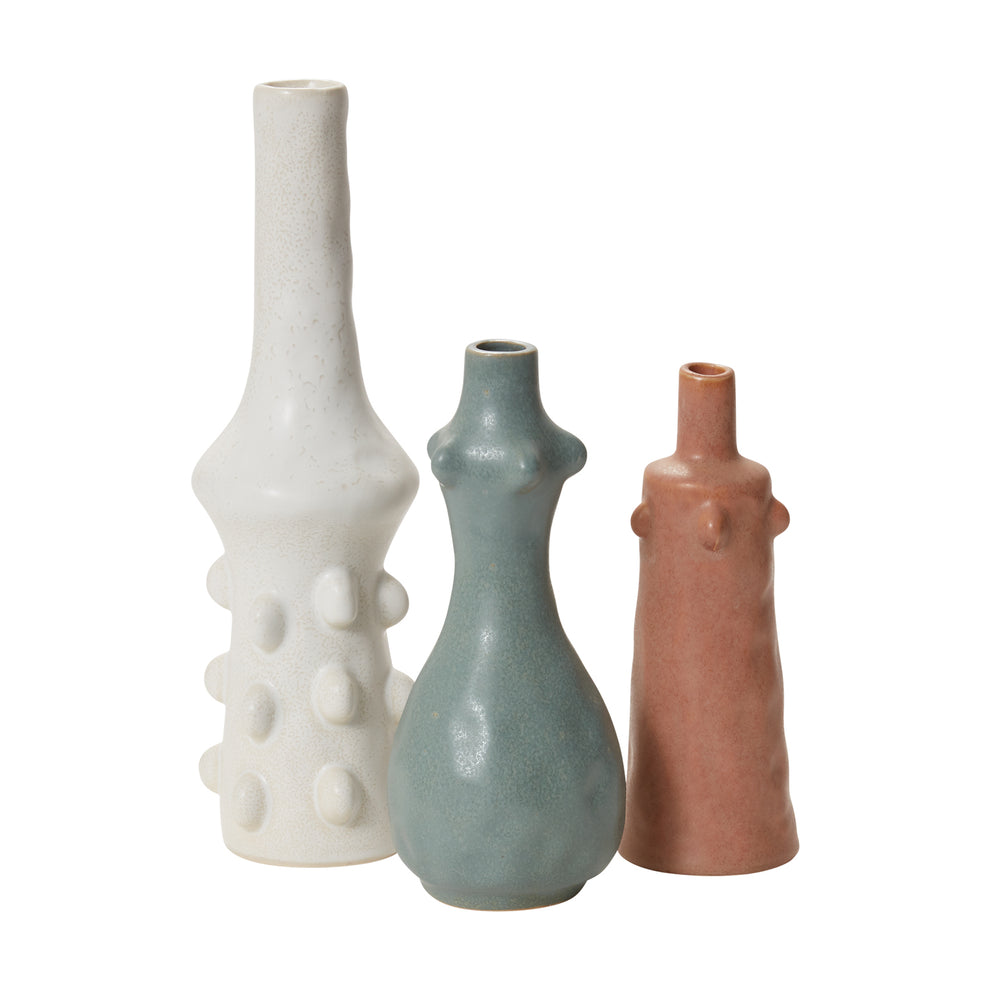 Artisan Budvase Set of 4 By Accent Decor | Vases | Modishstore - 4