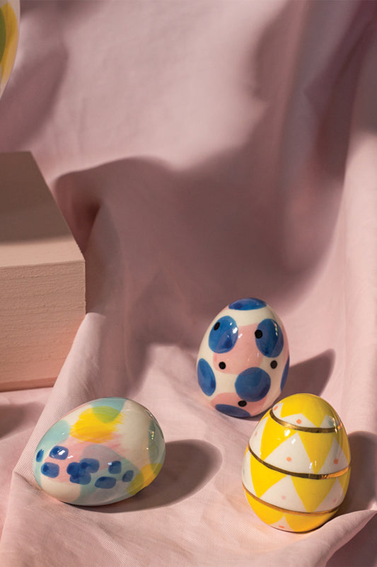 Artistic Eggs - Set of 8 By Accent Decor | Decor | Modishstore - 1