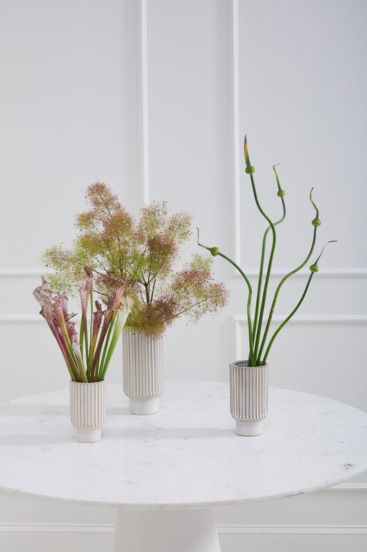 Astor Vase Set of 4 By Accent Decor | Vases | Modishstore - 1