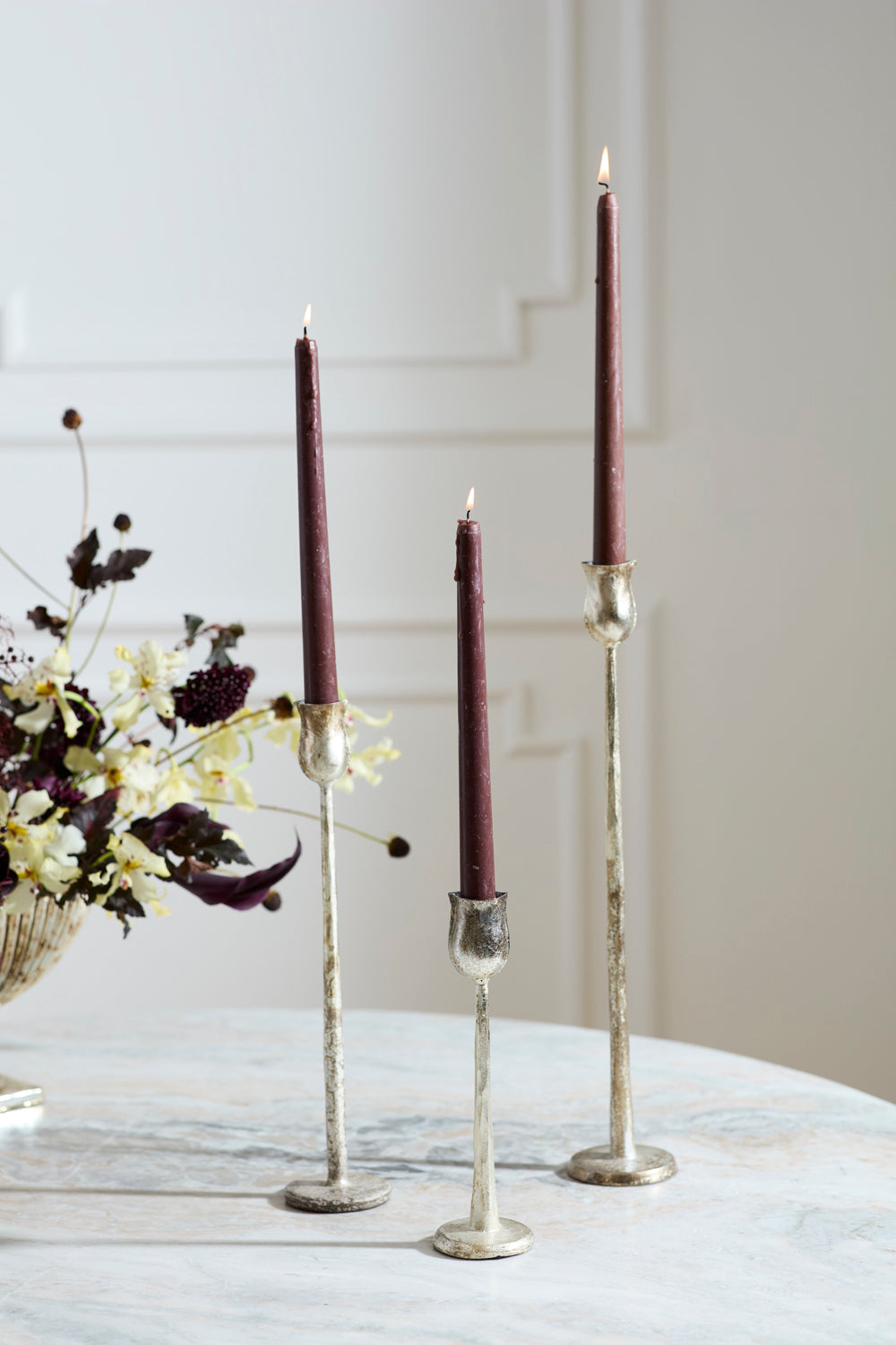Auric Candlestick Set of 8 By Accent Decor | Candle Holders | Modishstore - 4