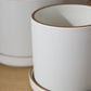 Author Pot with Saucer Set of 4 By Accent Decor | Planters, Troughs & Cachepots | Modishstore - 1