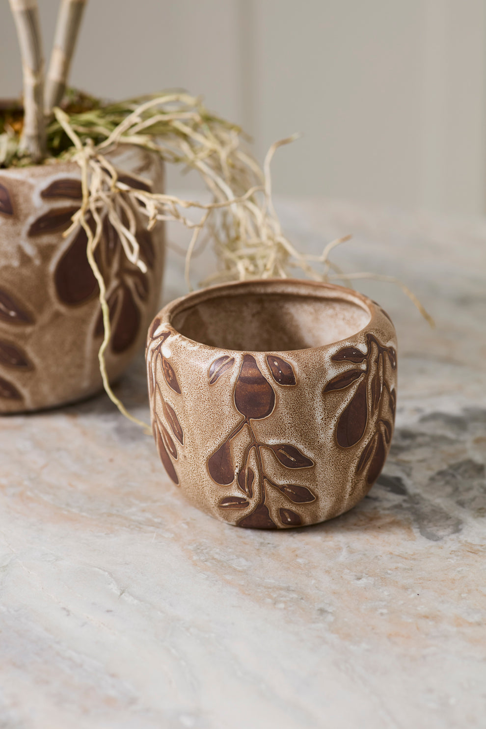 Autumn Pear Pot Set of 4 By Accent Decor | Planters, Troughs & Cachepots | Modishstore - 5