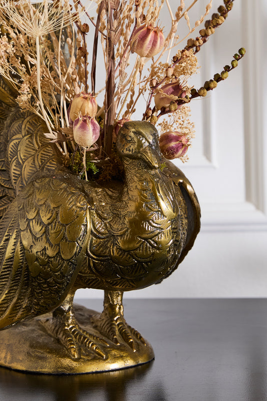 Autumn Turkey Vase By Accent Decor | Vases | Modishstore - 1