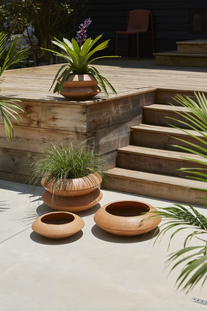 Avana Stacking Planter 15.5"x 5" By Accent Decor | Planters, Troughs & Cachepots | Modishstore - 5