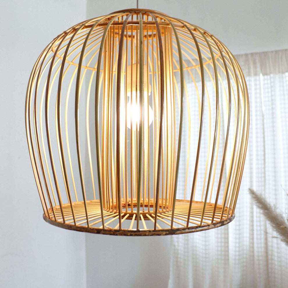 Boonta - Bamboo Pendant Light Shade (10- 15 Inches) By Thaihome | Pendant Lamps | Modishstore - 2