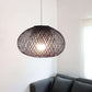 Black A Wa - Black Bamboo Small Pendant Light Shade By Thaihome | Pendant Lamps | Modishstore - 4