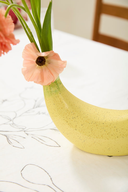 Banana Budvase Set of 4 By Accent Decor | Vases | Modishstore - 1
