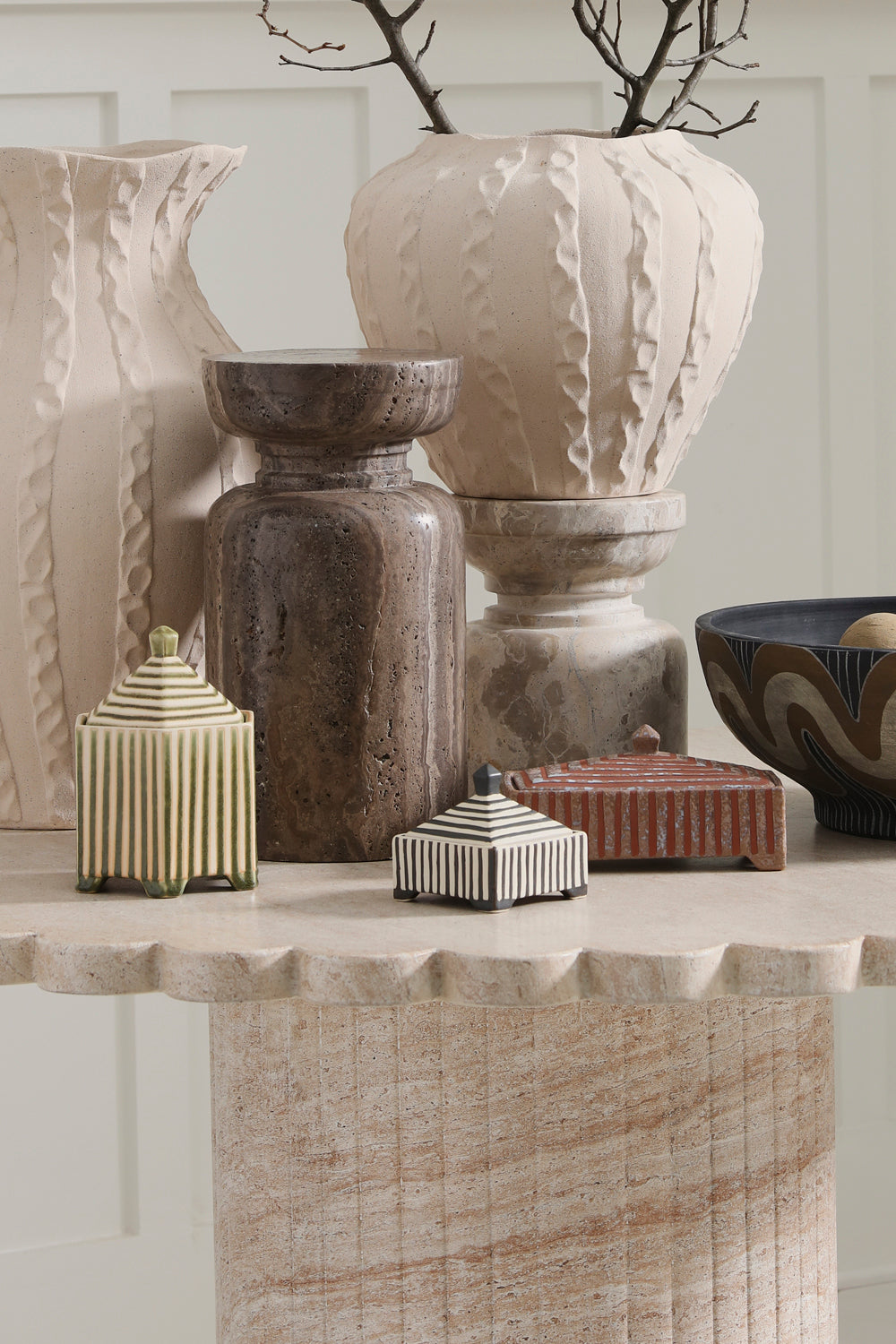 Banda Decorative Boxes Set of 2 By Accent Decor | Wall Decor | Modishstore - 5