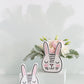 Bashful Bunny Pot Set of 8 By Accent Decor | Planters, Troughs & Cachepots | Modishstore - 3