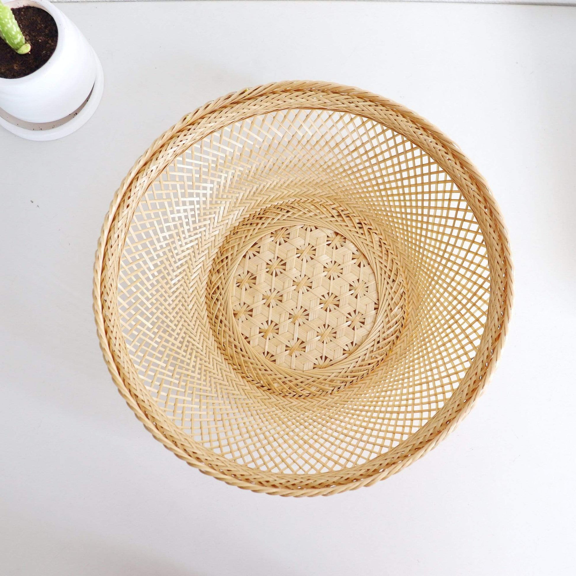 Wantana- Bamboo Small Bead Basket By Thaihome | Bins, Baskets & Buckets | Modishstore - 4