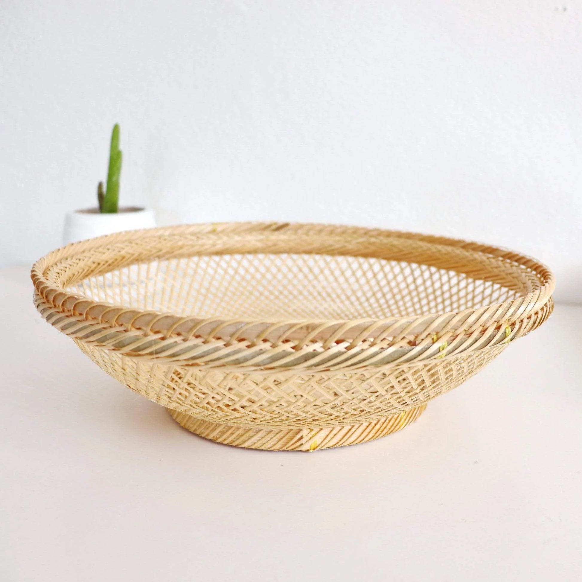 Wantana- Bamboo Small Bead Basket By Thaihome | Bins, Baskets & Buckets | Modishstore - 7