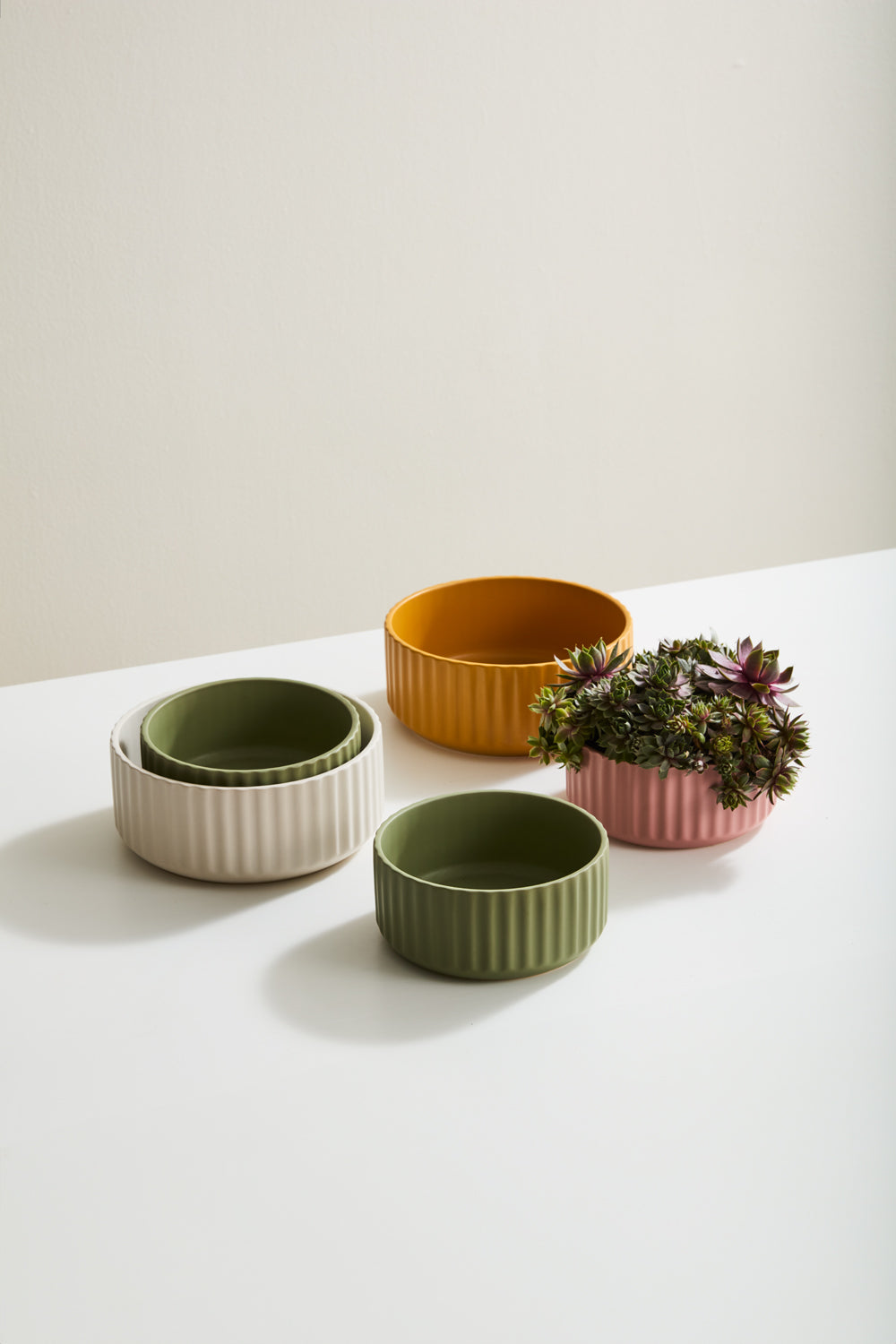 Beam Bowl Set of 2 By Accent Decor | Decorative Bowls | Modishstore - 3