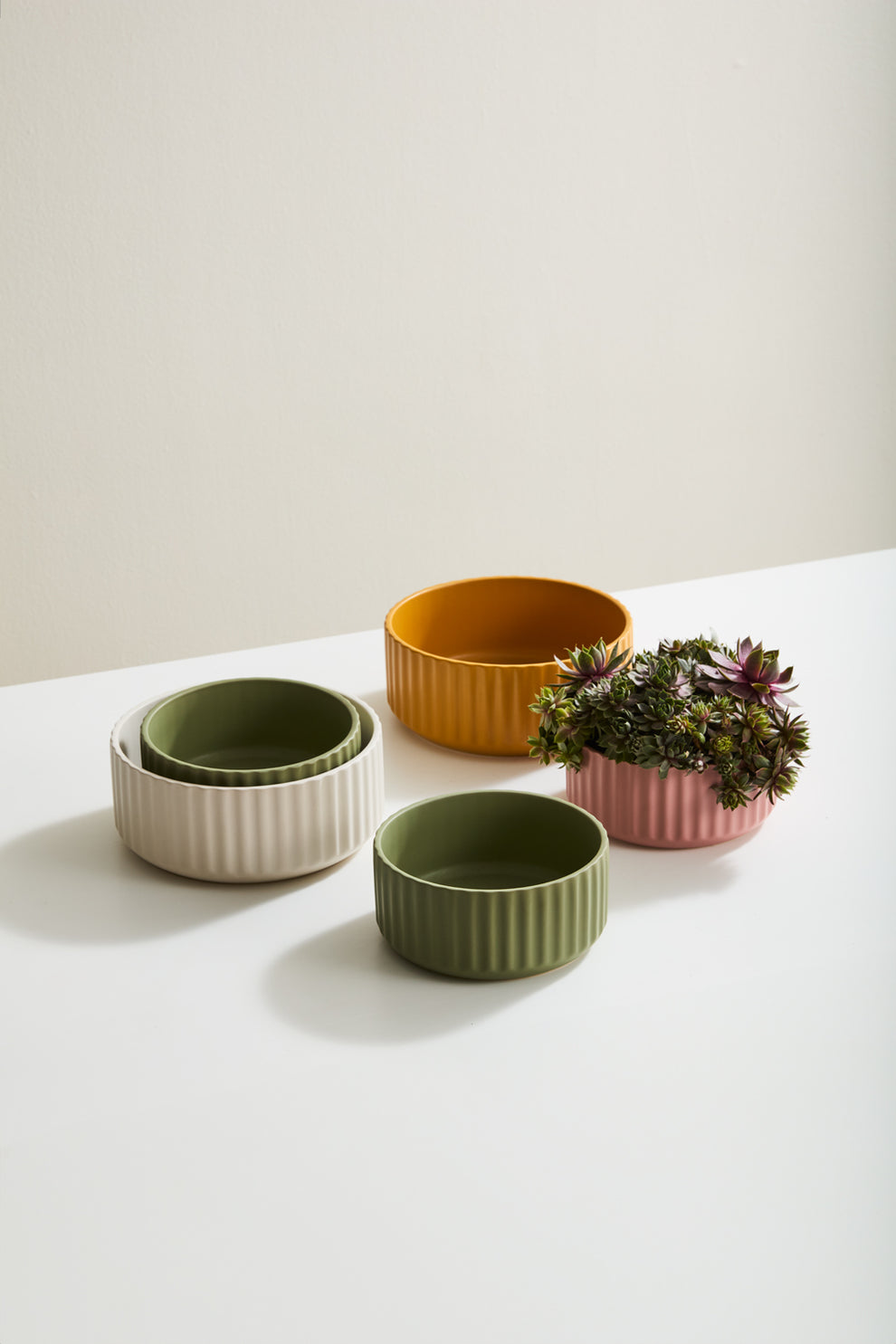 Beam Bowl Set of 2 By Accent Decor | Decorative Bowls | Modishstore - 3