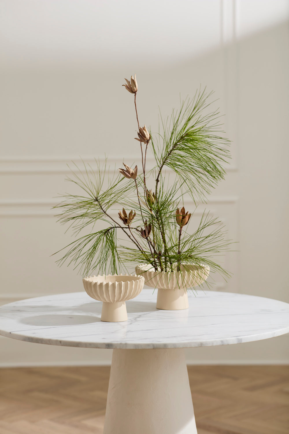 Belden Footed Bowl Set of 2 By Accent Decor | Decorative Bowls | Modishstore - 3
