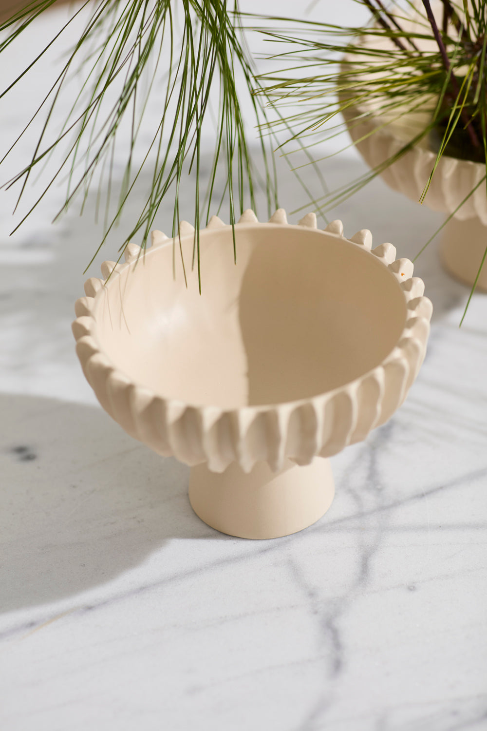 Belden Footed Bowl Set of 2 By Accent Decor | Decorative Bowls | Modishstore - 5