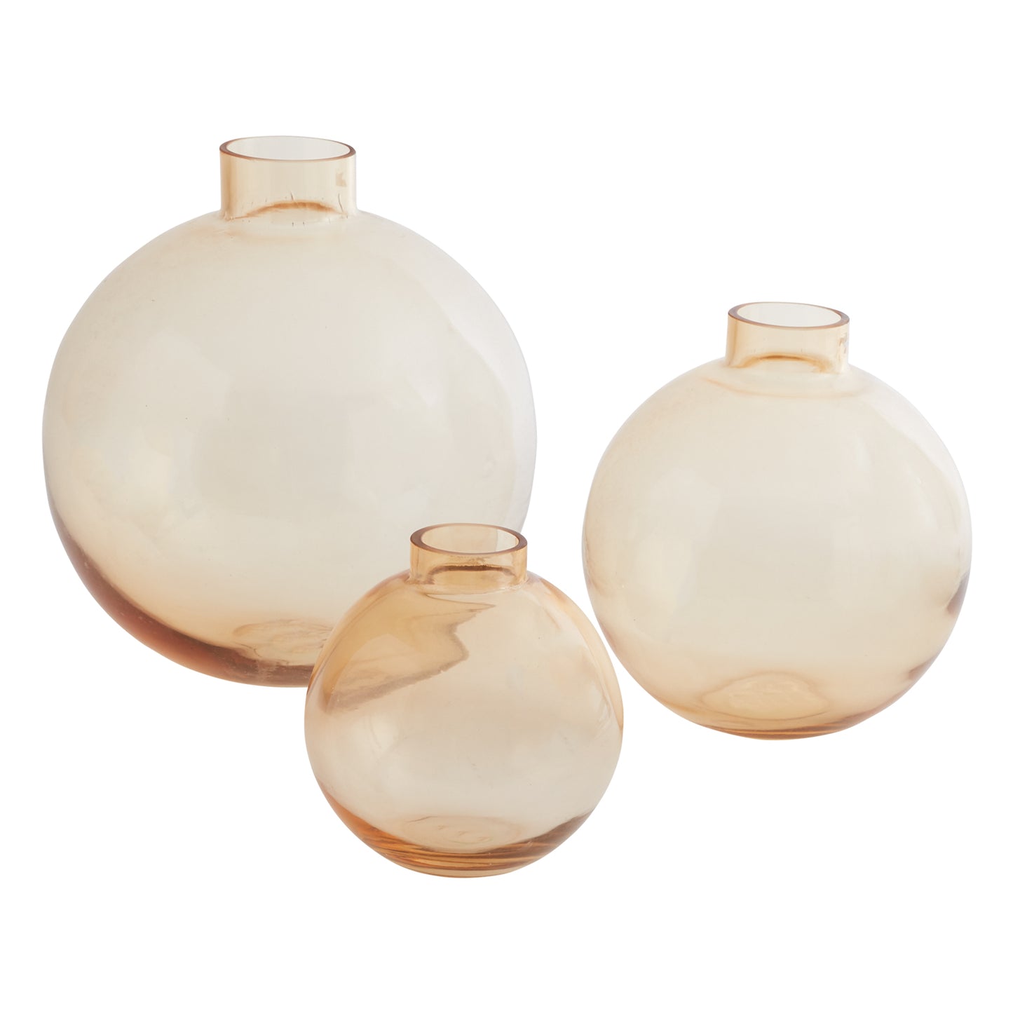Belly Vase Set of 4 By Accent Decor | Vases | Modishstore - 4