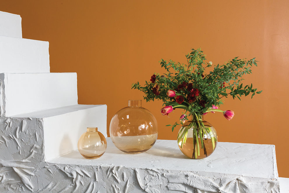 Belly Vase Set of 4 By Accent Decor | Vases | Modishstore - 3