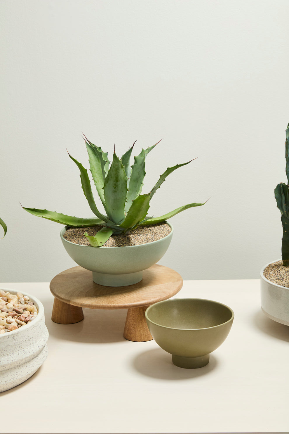 Beltline Bowl with Saucer Set of 4 By Accent Decor | Decorative Bowls | Modishstore - 4