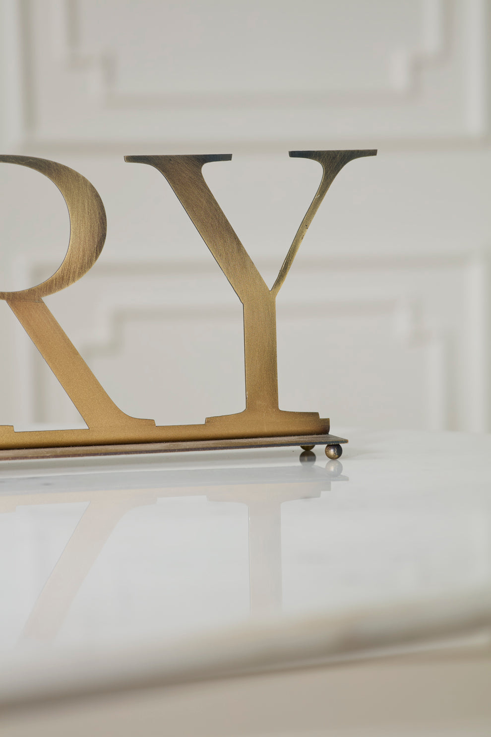 Be Merry Mantle Sign By Accent Decor | Planters, Troughs & Cachepots | Modishstore - 2