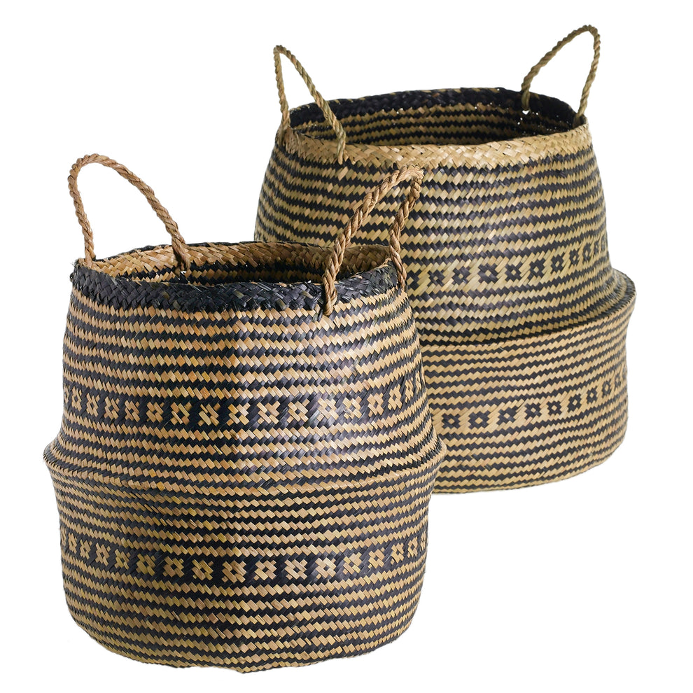 Benni Basket Set of 2 By Accent Decor | Bins, Baskets & Buckets | Modishstore - 4