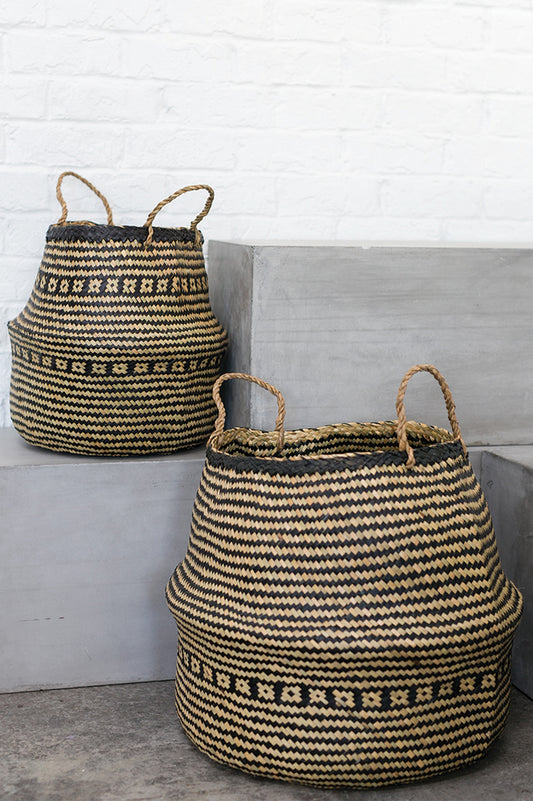 Benni Basket Set of 2 By Accent Decor | Bins, Baskets & Buckets | Modishstore - 1
