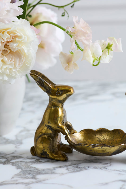 Best Bunnies Dish Stand Set of 2 By Accent Decor | Planters, Troughs & Cachepots | Modishstore - 1