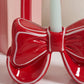 Big Red Bow Candleholder Set of 4 By Accent Decor | Candle Holders | Modishstore - 1