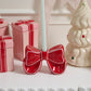 Big Red Bow Candleholder Set of 4 By Accent Decor | Candle Holders | Modishstore - 3