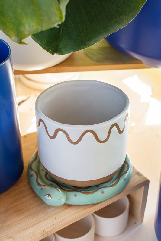 Bindi Pot Set of 4 By Accent Decor | Planters, Troughs & Cachepots | Modishstore - 1
