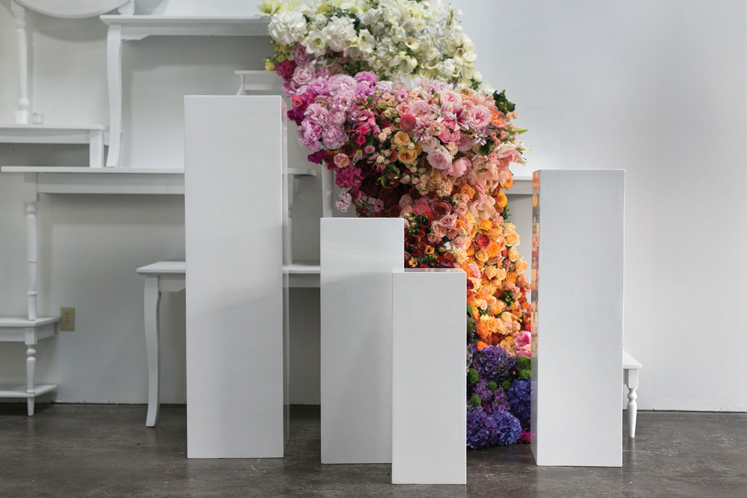Blanc Column By Accent Decor | Planters, Troughs & Cachepots | Modishstore - 3