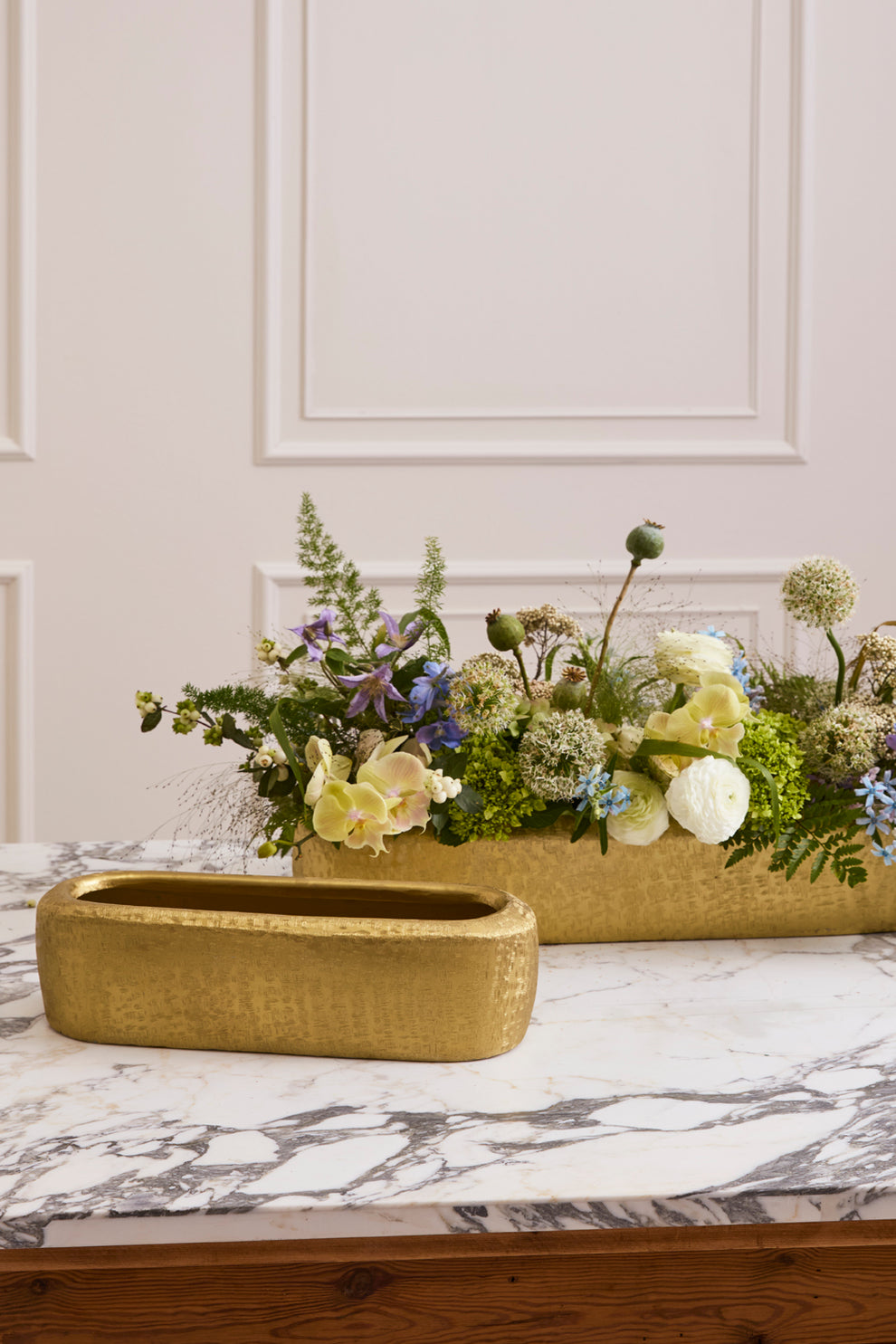 Blaze Trough Set of 2 By Accent Decor | Planters, Troughs & Cachepots | Modishstore - 3