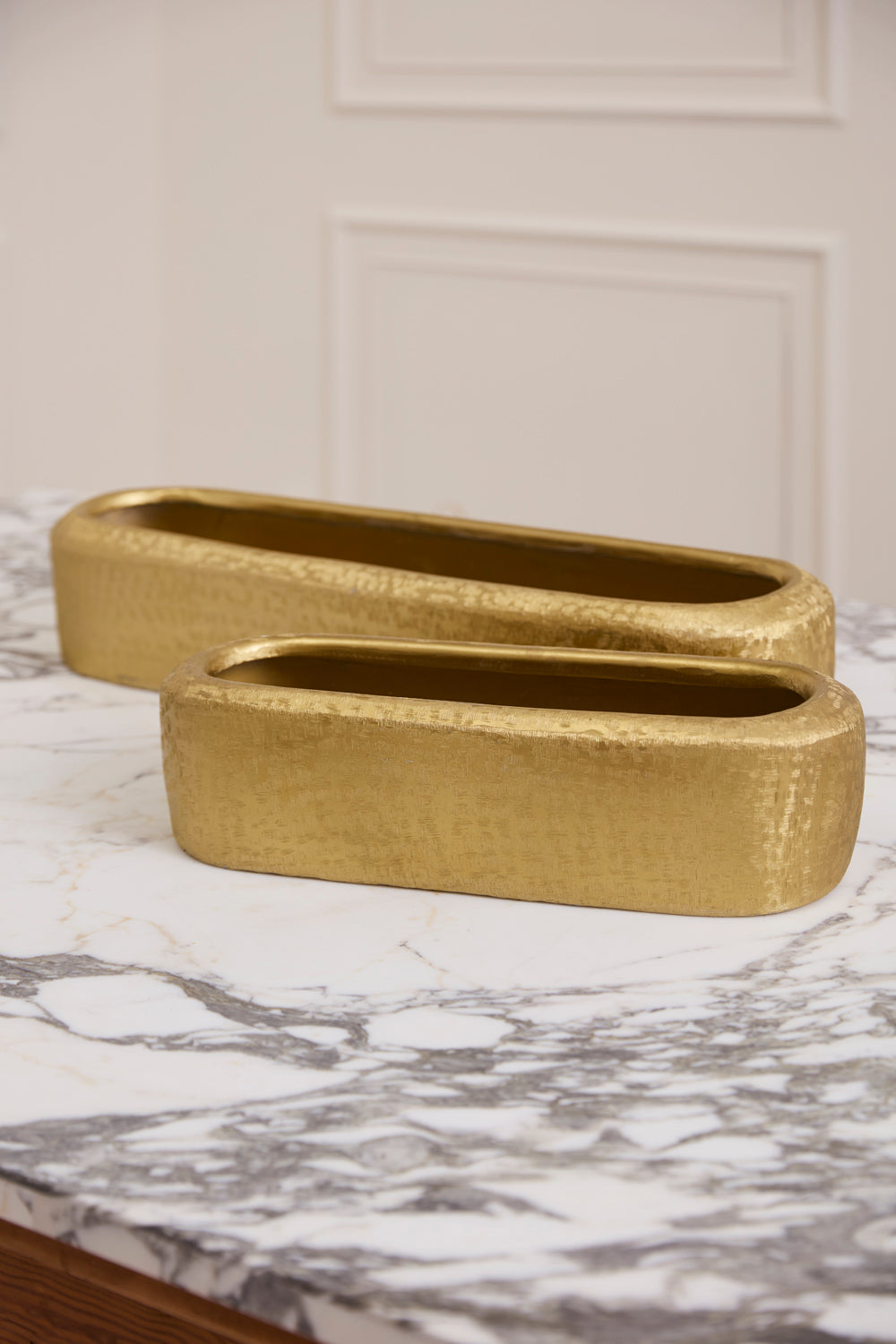 Blaze Trough Set of 2 By Accent Decor | Planters, Troughs & Cachepots | Modishstore - 4
