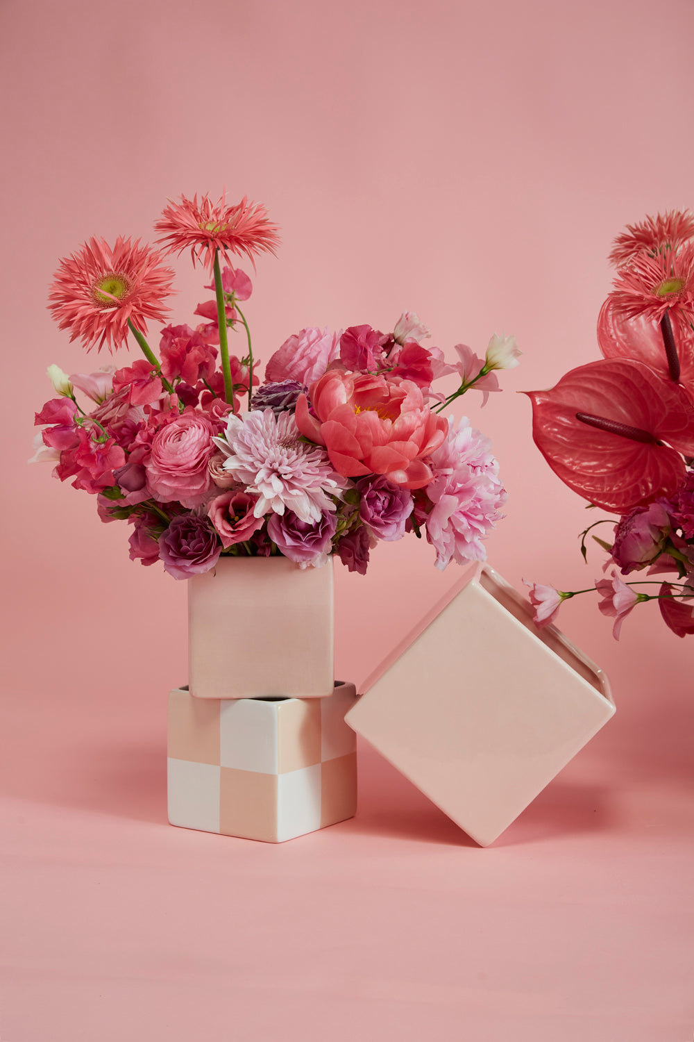 Blushed Urban Square Set of 4 By Accent DŽcor
