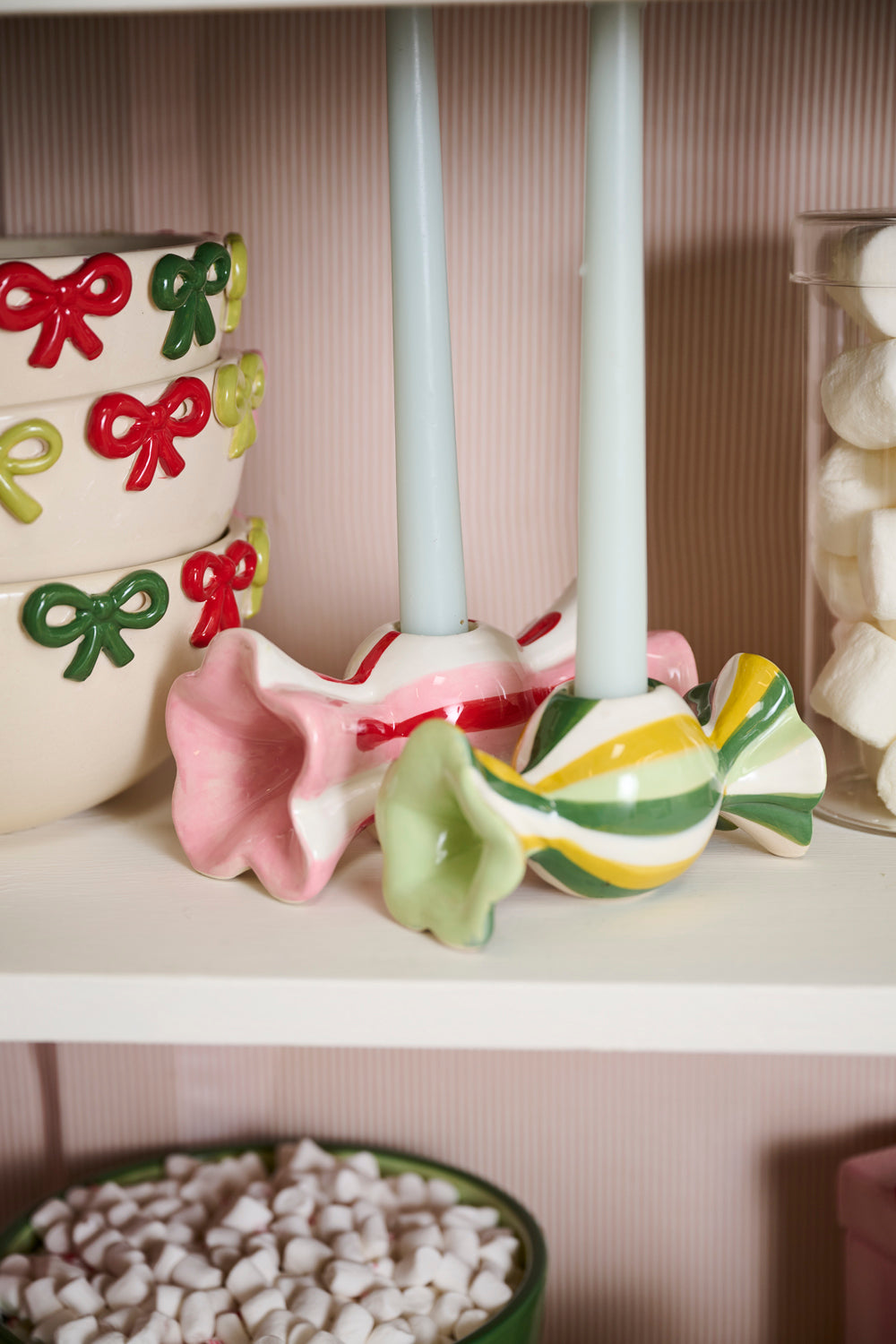Bonbon Candleholder Set of 4 By Accent Decor | Candle Holders | Modishstore - 4