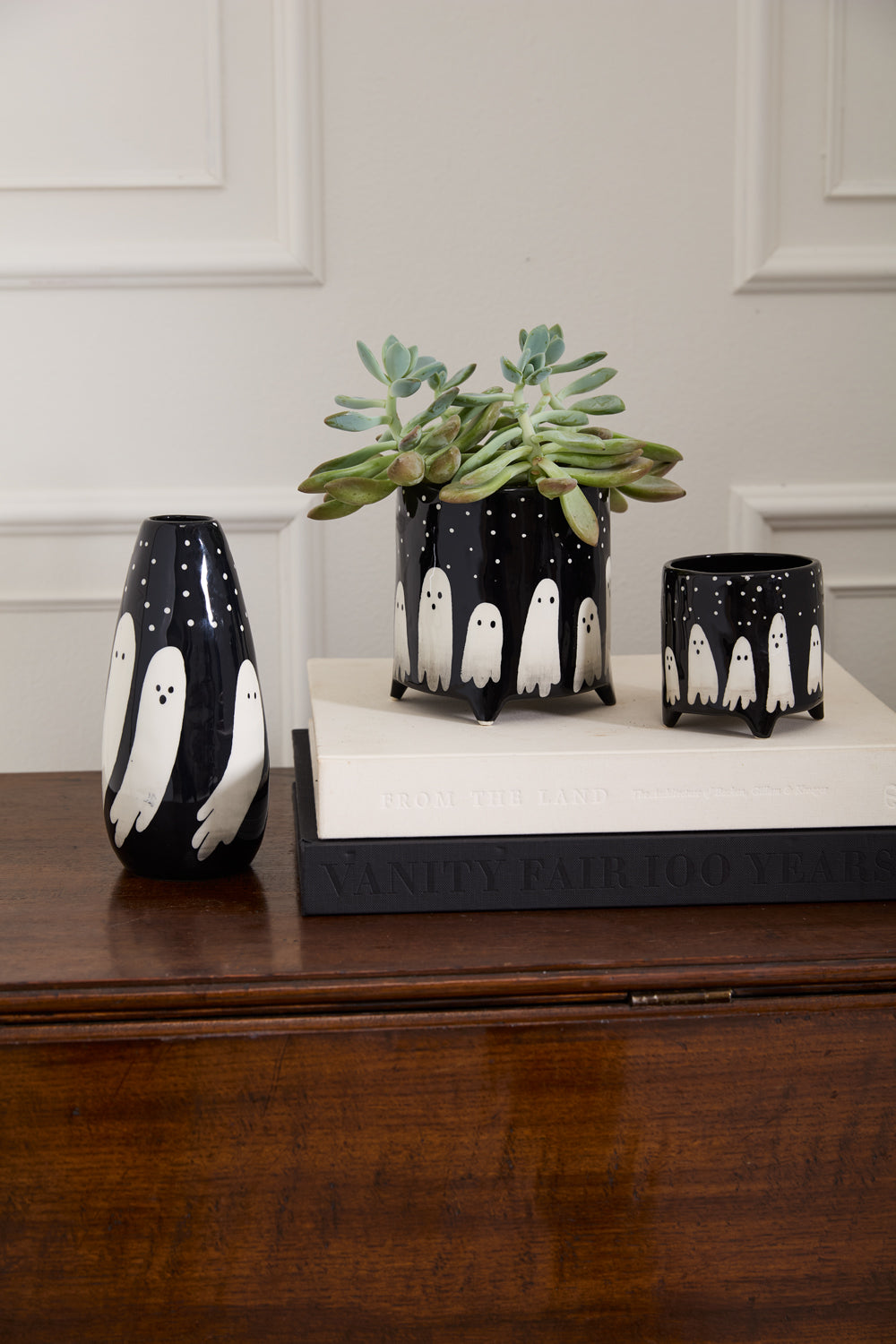 Boo Collection Set of 4 By Accent Decor | Planters, Troughs & Cachepots | Modishstore - 1