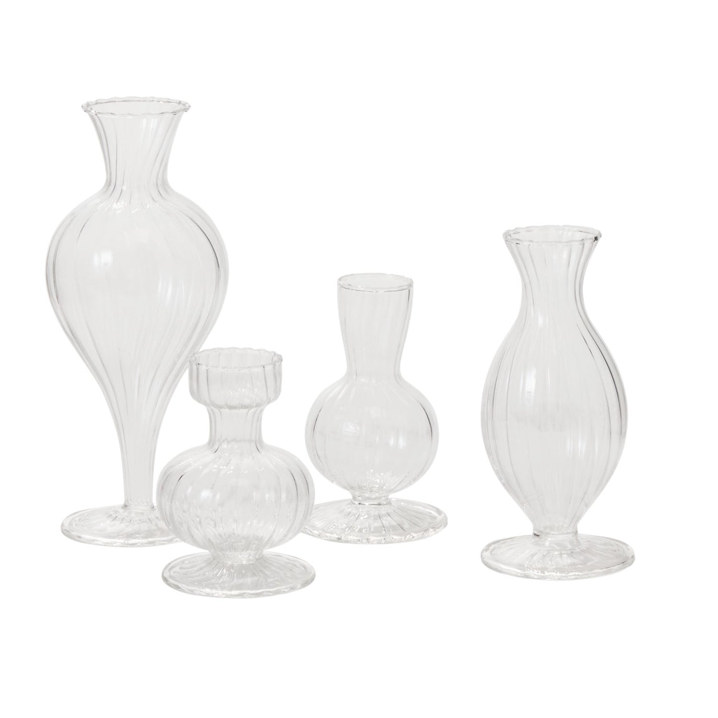 Boutique Budvase Set of 4 By Accent Decor | Vases | Modishstore - 4