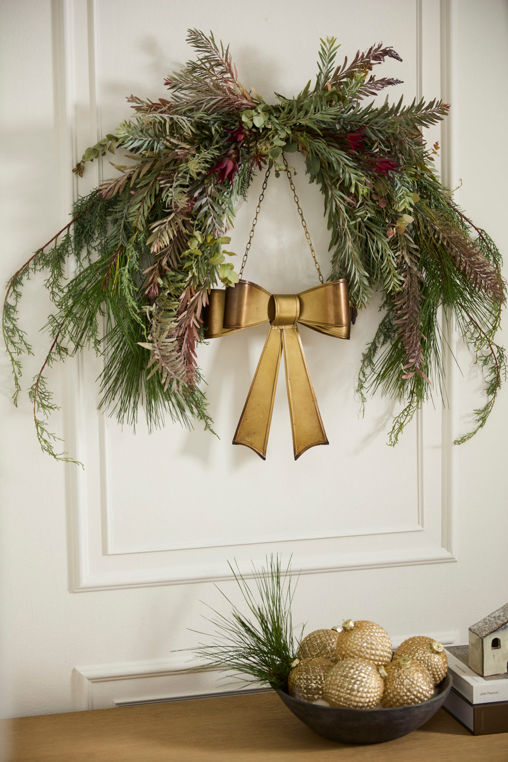 Bow Wreath Set of 2 By Accent Decor | Wreath | Modishstore - 5